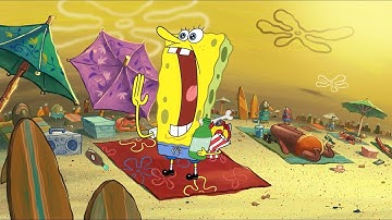 Allons A Tahiti in SpongeBob TrashPants