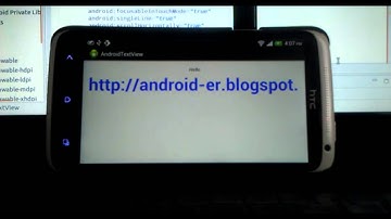 Auto-running TextView of Android example
