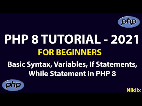 Learn PHP 8 Basics | PHP 8 Tutorial | Learn PHP 8 Tutorial | Complete PHP 8 Tutorial | PHP MYSQL