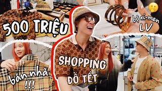 Chấn động!!! Đổ gần “NỬA TỶ” sắm đồ TẾT và cái kết | Gucci, LV, Burberry, YSL, Off White…