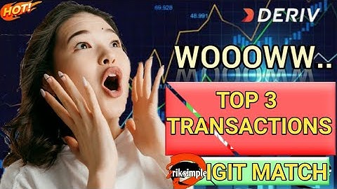 TOP 3 TRANSACTION DIGIT MATCH NO LOST