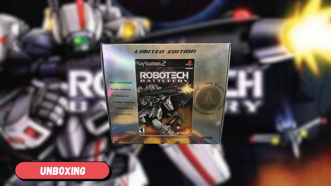 Robotech: Battlecry PS2 Collectors edition Unboxing - YouTube