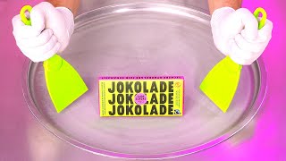 JOKOLADE - Ice Cream Rolls ASMR | how to make German fairtrade Chocolate to Ice Cream Rolls