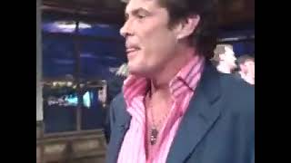 Tubridy Tonight behind the scenes of David Hasselhoff singing "Unchain My Heart"