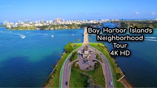 Bay Harbor Islands in 4K, Miami, Florida