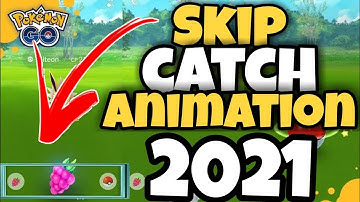 how to catch pokemon fast | skip catch animation glitch pokemon go 2021 | #PokémonGoTipsAndTricks