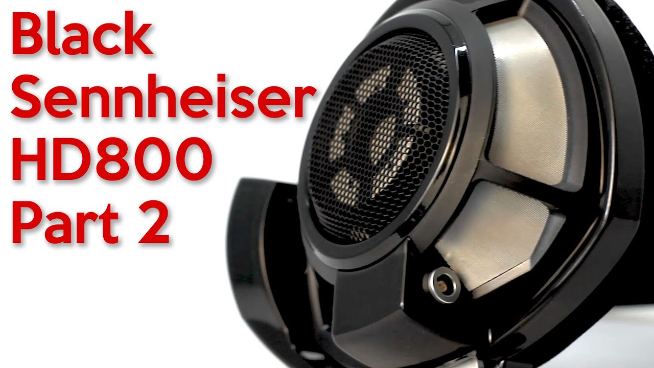 Black Sennheiser HD800 Part 2 - paintwork - YouTube