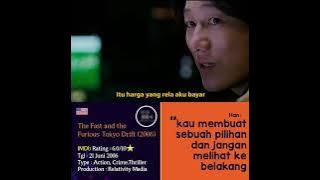 KUTIPAN QUOTES HAN DALAM FILM FAST AND THE FURIOUS : TOKYO DRIFT (2006)