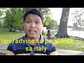 tips/advice na dapat mong malaman sa pagpunta sa italy