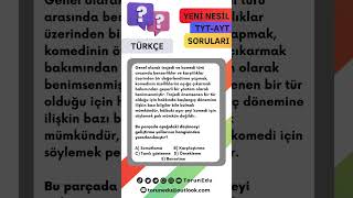 Sizlere Hazırlamış Olduğumuz Sorunun Cevabını Yorumlara Bekliyoruz