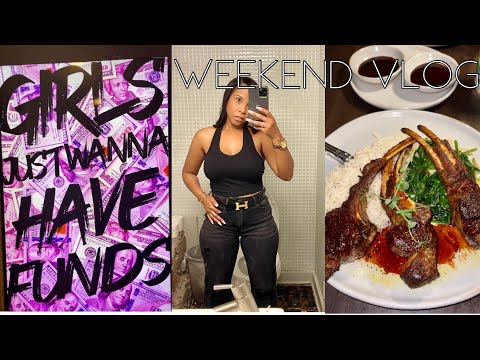 WEEKEND VLOG | SPEND THE DAY WITH ME LUXURY SHOPPING| LIT WEEKEND IN ATLANTA| SOLO DATE |JUSTK