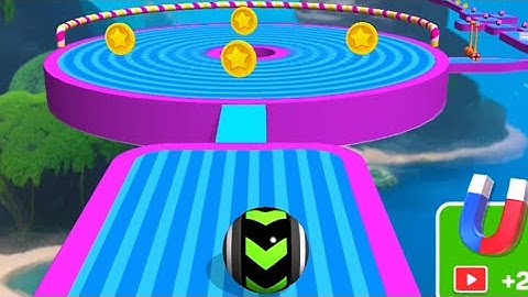 Sky Rolling Ball 3D Gameplay Speedrun Max All Levels 1405