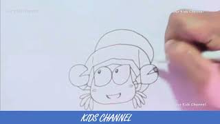 Turn word crab into a Cartoon Crab Hermit crab | Learn Drawing Techs for