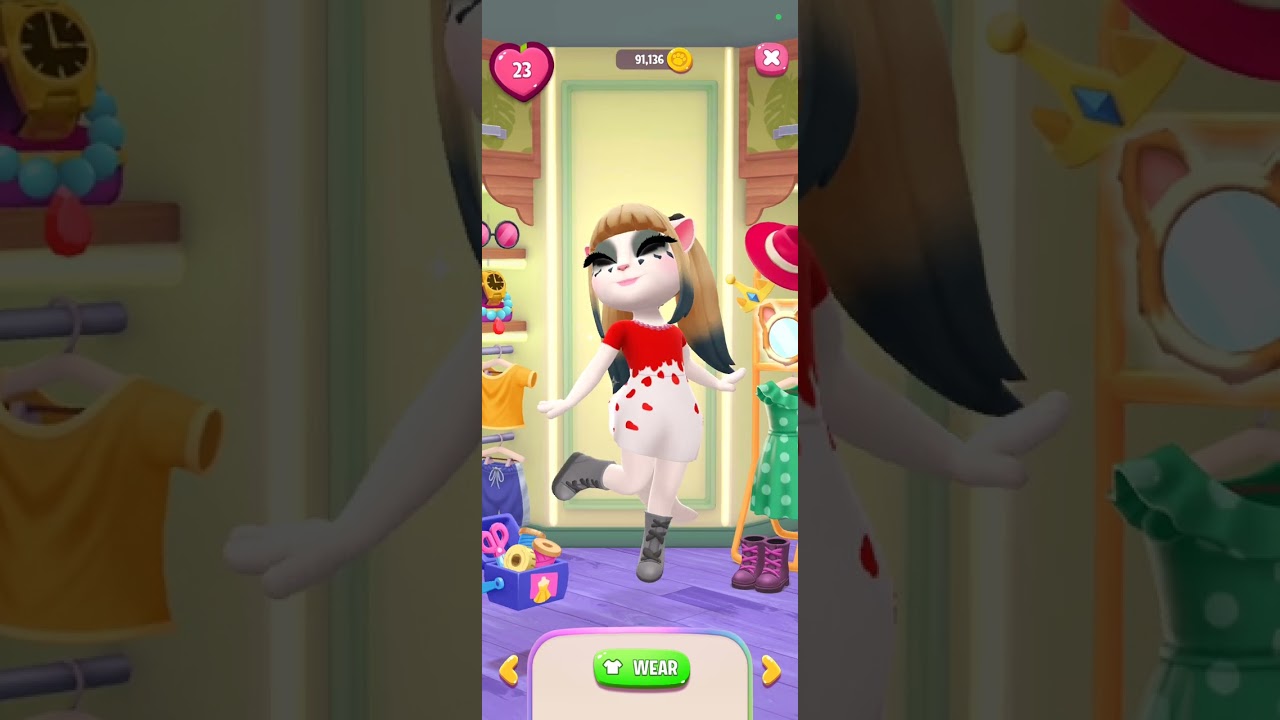 Прохождение всех уровней игры My Talking Angela 2 — очень расслабляющая и доставляющая огромное у...