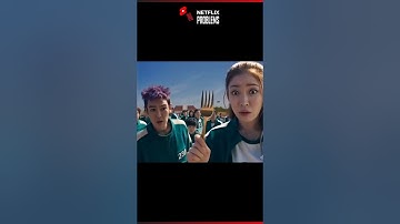 He is afraid of fork - Squid Game 2 | Netflix #shorts #squidgame2 #top