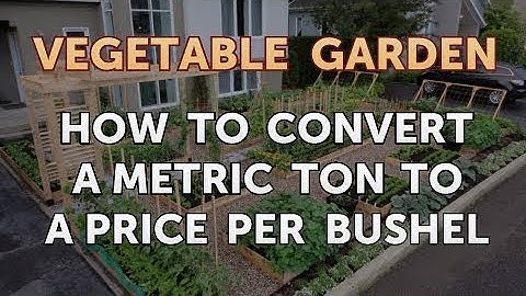 How to Convert a Metric Ton to a Price Per Bushel