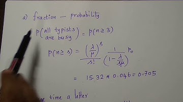 QUEUEING MODEL 2 PROBLEM 1