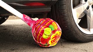 Crushing Crunchy \& Soft Things by Car! EXPERIMENT CAR vs MARBLES CUBE