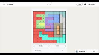LinkedIn Games - Queens #250 #queens