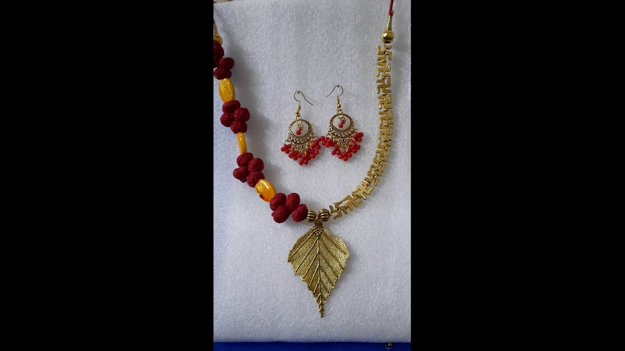 DIY Earring and Necklace Earring and Necklace making tutorial Fancy