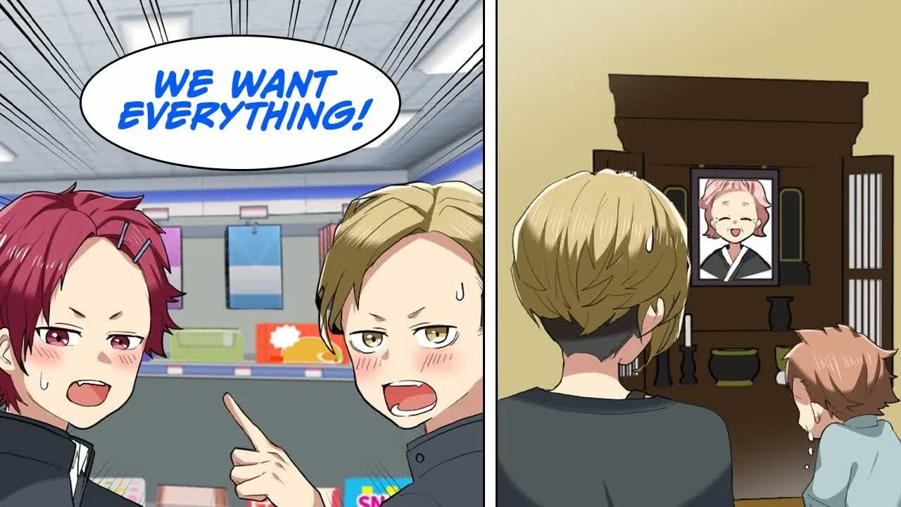 After school, delinquent teens demand “Give us all ○○!” Manga Dub