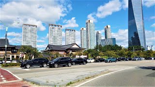 ASMR Driving in Incheon Songdo International City, South Korea