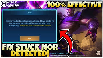 🔧 FIX STUCK NOR ĐETECTEĐ IN MOBILE LEGENDS PATCH PHOVEUS || NOT CLICKBAIT || 100% EFFECTIVE.