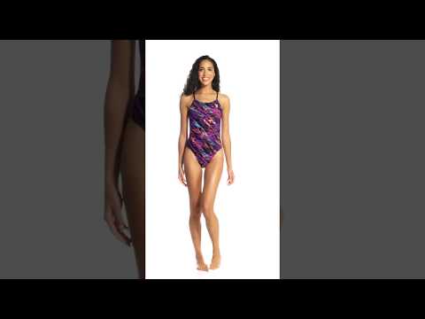 TYR Hypnosis Cutoutfit  One Piece Swimsuit | SwimOutlet.com
