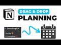 The best way to plan anything in notion drag and drop ep6