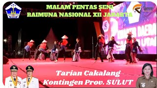 Tari Cakalang Kontingen Prov. Sulawesi Utara Ramaikan Malam Pentas Seni Raimuna Nasional XII Jakarta