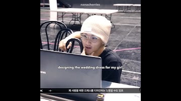 Mark wants to design his girlfriend wedding dress 😭 #nct #mark #shorts