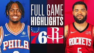 Game Recap: 76ers 131, Rockets 127