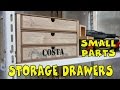 Small parts storage drawers (Portaminuterie)