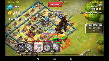 1st resources raid with new team: clash of lords 2