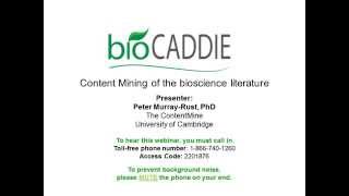 Content Mining Of The Bioscience Literature