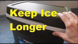 Cooler Hack (How to keep Ice Longer)