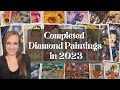 Completed diamond painting kits in 2023 