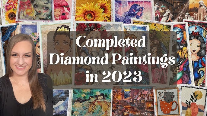 My completed diamond paintings! Where do you guys get your frames? :  r/diamondpainting