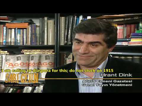 HRANT DİNK: ERMENİSTAN KARABAĞ'DAN ÇEKİLMELİDİR!