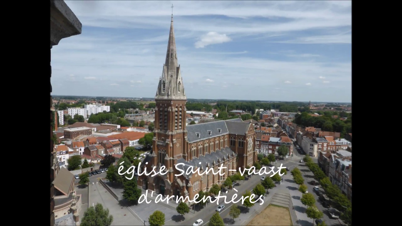 Résultat de recherche d'images pour "l'église st vaast armentieres"