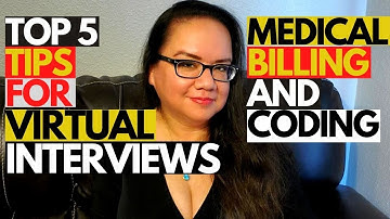 TOP 5 SUCCESS TIPS FOR VIRTUAL INTERVIEWS | MEDICAL BILLING AND CODING | MEDICAL CODING WITH BLEU
