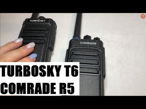 РАЦИЯ TURBOSKY T6 / COMRADE R5 . ОБЗОР - YouTube