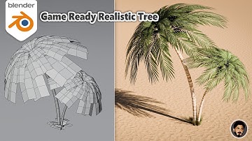 Create a Game-Ready Low-Poly Palm Tree in Blender – Full Step-by-Step Tutorial !