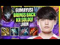 GUMAYUSI BRINGS BACK JHIN IN KR SOLOQ! - T1 Gumayusi Plays Jhin ADC vs Yasuo!