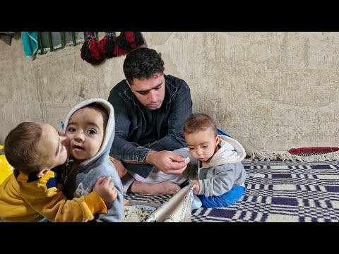 Nomadic mothers trip on a rainy day to see Arad and Saifullah at their mother Fatimas house