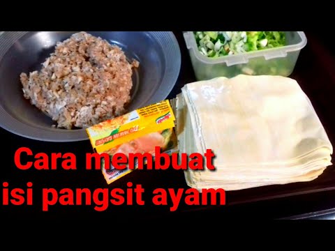 Video: Isi Untuk Pangsit