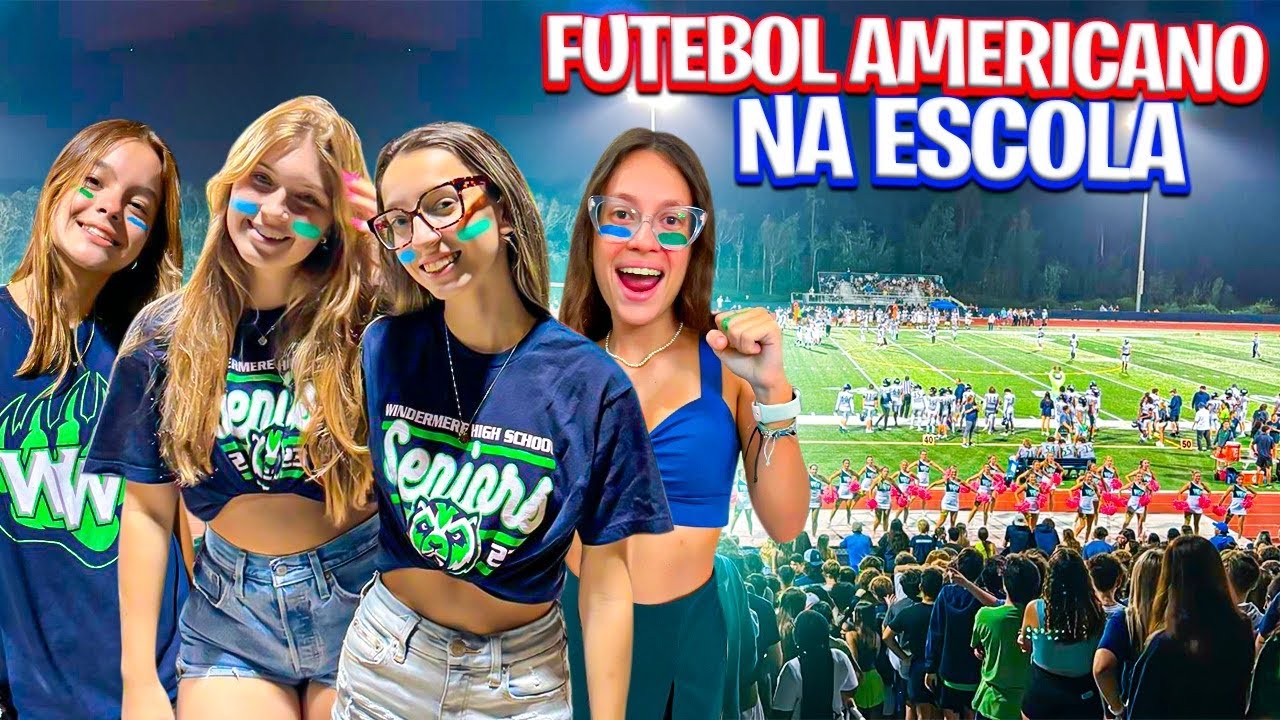 VÍDEO: equipa de futebol americano leva o recreio da escola para jogo