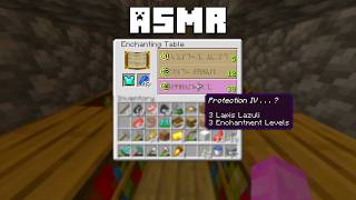ASMR Minecraft Bedrock #19 - Enchanting (Controller Sounds + Whispering)