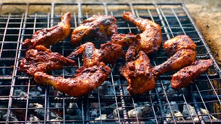 Village style juicy bbq chicken  | Barbecue chicken tandoori prepared in my village | Kari Satti