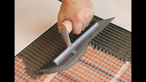 How to Install a SunTouch Electric Floor Heating Mat